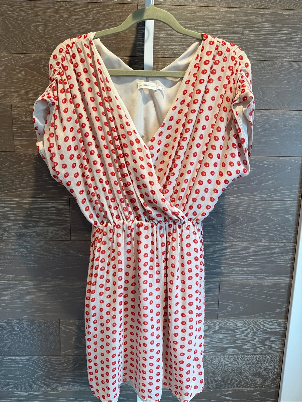 Silk Mini Wrap Dress